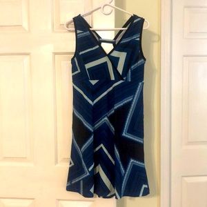 Blue dress great for travel